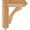 Ekena Millwork Merced Arts & Crafts Rough Sawn Bracket, Western Red Cedar, 6"W x 24"D x 28"H BKT06X24X28MRC03RWR - alternate 2